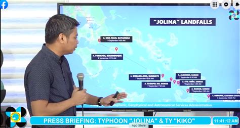 storm signal in batangas today|'Jolina' to make 8th landfall in Batangas while 'Kiko' intensifies.